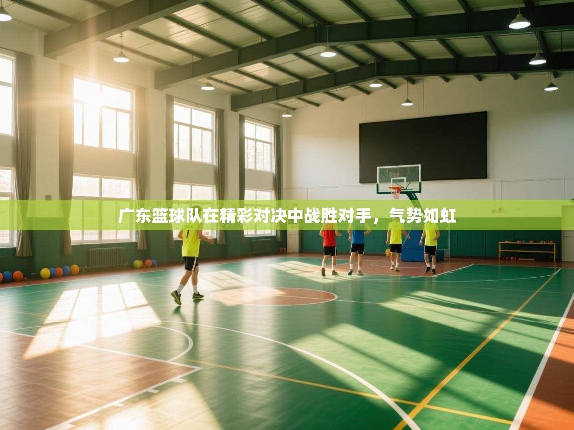 广东篮球队在精彩对决中战胜对手，气势如虹