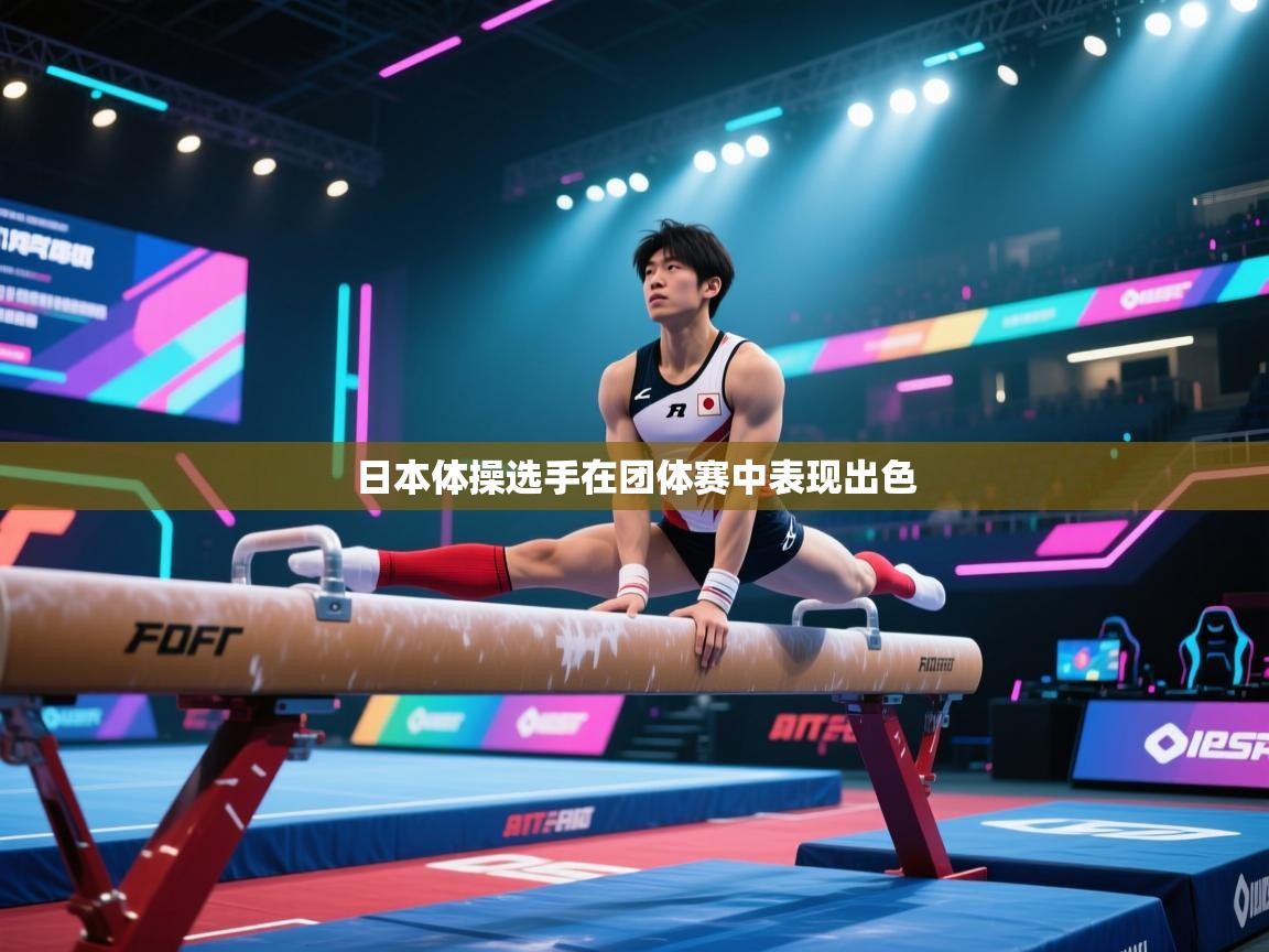 日本体操选手在团体赛中表现出色
